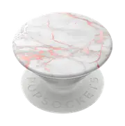 PopSockets PopGrip Phone Grip Stand Mount Holder Swap - Rose Gold Lutz Marble