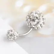 2pcs Navel Rings Exquisite Creative Belly Dangle Body Decals Girl