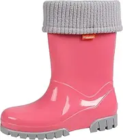 [DEMAR] Toddlers Kids Boys Girls 2-10yrs Wellies Rain Boots Children Wellington Warm Lined