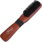 Fine Lines - Long Paddle Bristle Brush | Boar and Nylon Bristle Hair Brush | Soft Bristle Hair Brush for Afro, Wet or Curly Hair | Bristle Hair Brushes for Women and Men