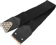 [MOBUTOFU] Vintage Elastic Wide Waist Belt for Women Fashion Stretchy Corset Belt Comfortable and Versatile for Dresses Jeans and Halloween Cosplay Waist-hugging Accessory