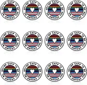 [Mikovivi] 12pcs Rainbow Pin, You're Safe to Be You Around Me Pin Enamel Lapel Brooch Inspirational LGBTQ Ally Badge Brooch Decoration for Clothing Student Nurse, Medium, Zinc, no gemstone