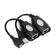 2pcs Ethernet Extender Extension RJ45 To USB Male Female Extension Network Cable