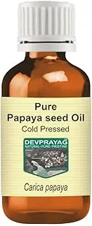 Devprayag Pure Papaya Seed Oil (Carica papaya) Natural Therapeutic Grade Cold Pressed 50ml (1.69 oz)