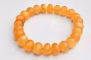 Baltic Amber Bracelet Butterscotch Cloudy Beaded Natural Untreated Jewelry 7.5"