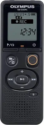 OLYMPUS VN-541 Digital Voice Recorder with Omni-Directional Mono Recording Bl...
