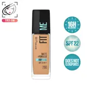 Maybelline Fit Me Matte+Poreless 16H Oil Control Foundation Shade 260 (30ml)