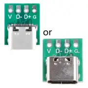 USB Connector 16 Pins Type-C 3.1 USB Female Socket PCB Adapter