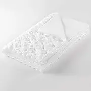 UhobeCap Weighted Blanket Cover, Seersucker, Ultra Soft Washed Microfiber, Twin, 48 * 72, 8 Corner Ties