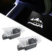 2 PCS LED Car Door Logo Lights Compatible for Land Cruiser 250 2023-present LC250 Courtesy Projector Laser Welcome Light Puddle Lamp Car Accessories (L3, LC250 2023-present)