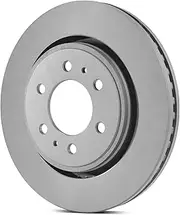 [Goodyear] Brakes 2138034GY Premium AntiOx Coated Rear Brake Rotor Automotive Vehicle Replacement Part for Hyundai Azera, Sonata, Tucson, Kia Cadenza