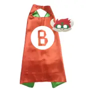 Kids Super Mario Costume Bowser Cape and Mask Set