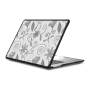 MacBook Air 15-inch (M2 - M4) Impact Case Abstract gray black white watercolor floral
