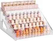 UPAUS Nail Polish Organizer, 7 Tier Nail Polish Holder Stand, Acrylic Sunglass Organizer, Makeup Organizer, Essential Oils Storage Shelf No Tool Needed, Holds up to 56-112 Bottles (Fit 1-2oz Bottles)