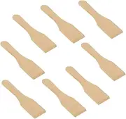 Wooden Raclette Spatula Wood Kitchen Utensils for Non-stick Pans, Cheese Grills, Gourmet Boards, Frying Pans, Fondue, 8 pcs/set