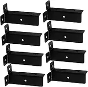 LIGIGWASH Outdoor Fence Post Support Bracket 8pcs Wood Post Base Plate Durable Mailbox Mounting Bracket Easy Install