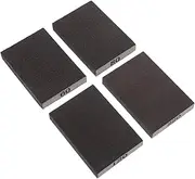 LIFKICH 4 Piece Set Sanding Sponge Blocks Wood Metal Plastic Polishing Soft Hand Sanding Blocks for Craft