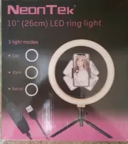 10" Selfie LED Ring Light With Tripod Stand Phone Holder For Live Stream/Makeup