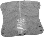 IWOWHERO Winter Stroller Hand Muff Windproof Warm Gloves for Cold Weather Cozy Hand Warmer for Outdoor Use for Strollers and Pushchairs One Grey