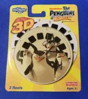 SEALED The Penguins of Madagascar Nickelodeon TV view-master Reels 3 Reel