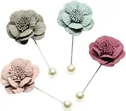 [LIFKOME] Lapel Pin Men's Suit Brooch Pin Granmp Elegant Brooch for Wedding Office Evening Out