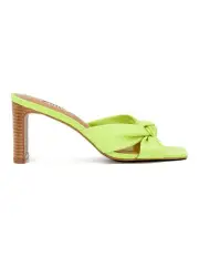 [Dune London] Maize Heeled Sandal in Lime Green
