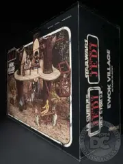 DEFLECTOR DC® Star Wars Ewok Village Action Playset (Palitoy) DISPLAY CASE