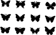 DOITOOL 12pcs Butterfly Scratch Paper Art DIY Crafts for Decorative Party Scratch Fun Paintings for Festivals Creative Activities
