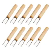10Pcs Corn Holder Cooking Fork Corn Rack Fruit Forks Corn On The Cob Skewer