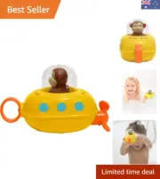 Pull & Go Monkey Submarine Bath Toy - Marshall Monkey Character for Infants