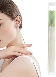 Ear Piercing Cleaner Floss, Waterproof Piercing Floss Ear Floss, Lid Design Soft and Comfortable Piercing Cleaning Tool, Cleaner Floss for Earrings Women Men