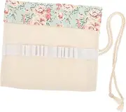 BEBEMOKO Classic Ear Wax Removal Kit Bag Slot Roll Up Organizer Pouch Beautiful Pattern Durable Easy to Clean for Ear Cleaning Tools Storage