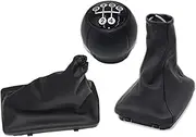 3PCS/1set for Opel for Corsa C 2001-2006 Gear Lever Boot and Handbrake Grips Car Anti Slip Parking Hand Brake Boot and Gear Shift Knob