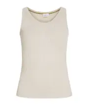 Lurex-embellished vest top S white
