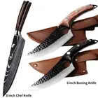 Serbian Kitchen Chef Knife Carbon Steel Handmade Forged Kitchen Cleaver Knife