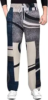 [Generic] Men Home Pants Mens Fleece Lined Sweatpants Winter Warm Fuzzy Leggings Joggers Heavy Duty Active Running Pants Trousers Star Glitter