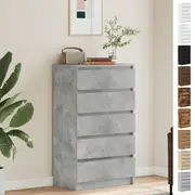 Drawer Cabinet Sideboard Home Organiser Storage Chest Engineered Wood vidaXL
