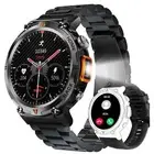 Bluetooth Call Smart Watch Men Full Touch Screen Health Monitor With Flashlight