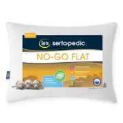 Sertapedic No-Go-Flat Bed Pillow, Standard/Queen