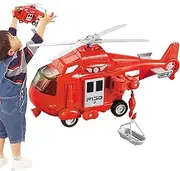 Inertial Aircraft Toy | Simulation Helicopter Inertial Aircraft Toy Model | Toy with Wheels for School, Park, Home, and Kindergarten