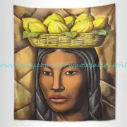 Alfredo Ramos Martinez Mexican hispanic Latino art La India wall tapestry