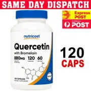 Nutricost Quercetin With Bromelain 880mg 120 Capsule Premium Grade Free Post