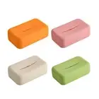 Silicone Tissue Dispenser Box Paper Towel Holder Decorative Napkin Organizer
