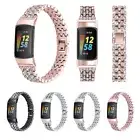 For Fitbit Charge 6 5 Stainless Steel Bracelet Watch Link Band Strap Replacement