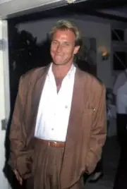 Corbin Bernsen at LA Law event in circa 1986 in LA Old Photo