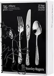 Stanley Rogers New Albany Cutlery 16-Pieces Set, Silver