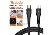 Mcdodo Type C To Type C Charging Cable QC3.0 PD Charger Cord LED Fast Charge Manta Series
