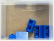 LEGO Parts - Blue Slope 30 1 x 2 x 2/3 - No 85984 - QTY 5