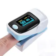 Fingertip Heart Rate Monitor with Pulse Oximeter Blue