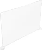 DOITOOL 1Set Clear Plastic Safety Partition Transparent Desk Divider for Public Areas Sneeze Guard for Student Desks Easy Installation Lightweight